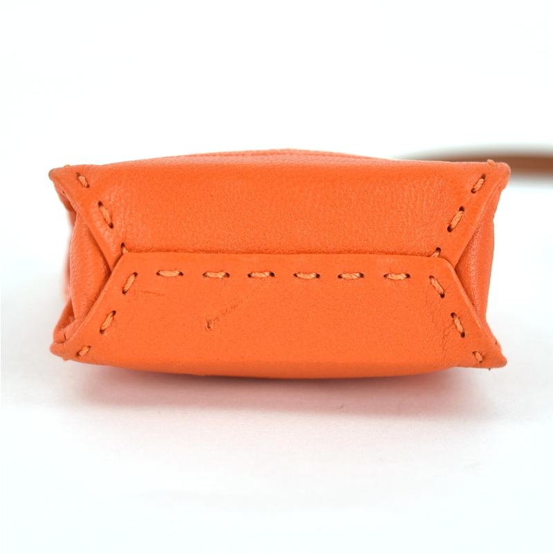 HERMES（エルメス） サックオランジュ バッグチャーム ショッパー