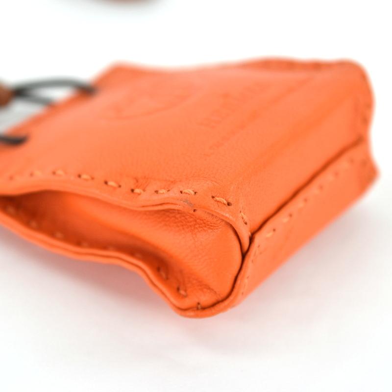 HERMES（エルメス） サックオランジュ バッグチャーム ショッパー