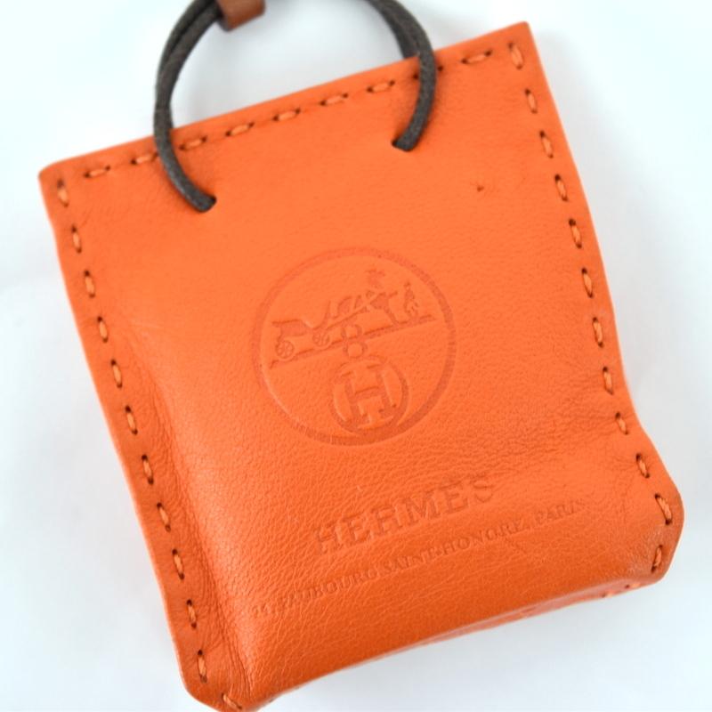 HERMES（エルメス） サックオランジュ バッグチャーム ショッパー