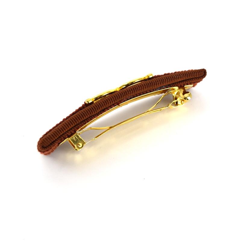 FERRAGAMO（フェラガモ） ヘアアクセサリー バレッタ ブラウン