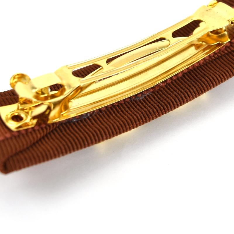 FERRAGAMO（フェラガモ） ヘアアクセサリー バレッタ ブラウン