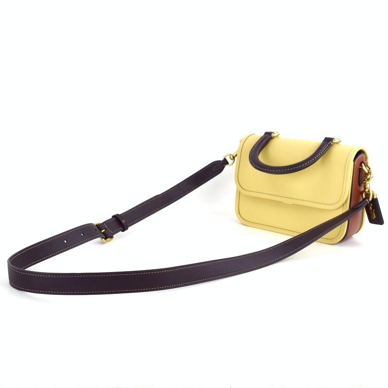 【未使用級】コーチ ローグ パッチワーク トップハンドル 3way マルチカラー 写真3/9｜コーチ新作「ローグ トップ ハンドル」、レザー