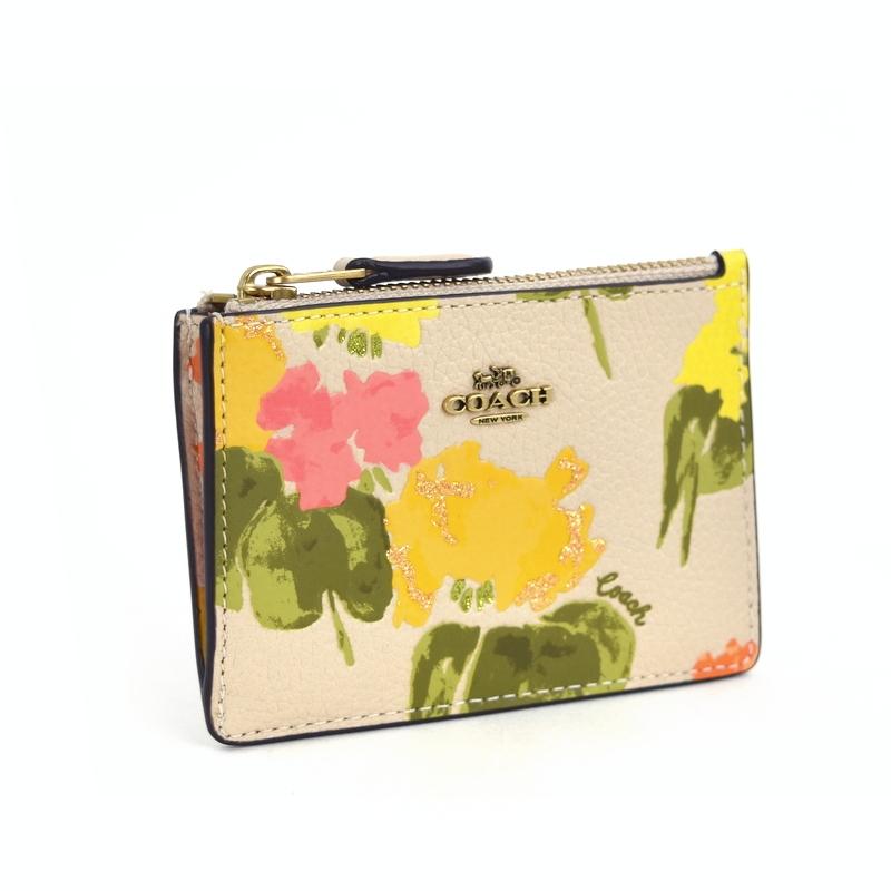 COACH（コーチ） キーリング付き パスケース ミニスキニーIDケース