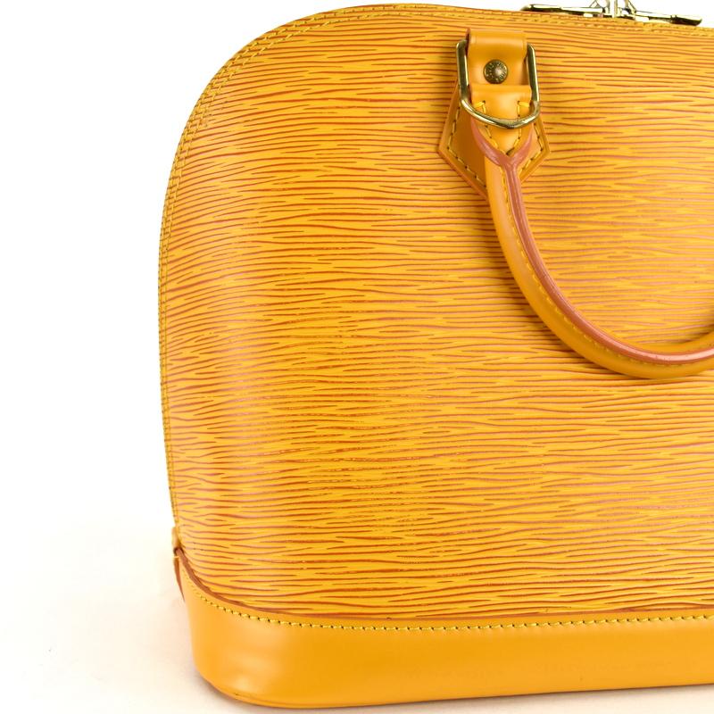 【美品】ルイヴィトン アルマPM エピ ハンドバッグ イエロー カデナ 南京錠 楽天市場】【バッグ】LOUIS VUITTON ルイ ヴィトン エピ アルマPM