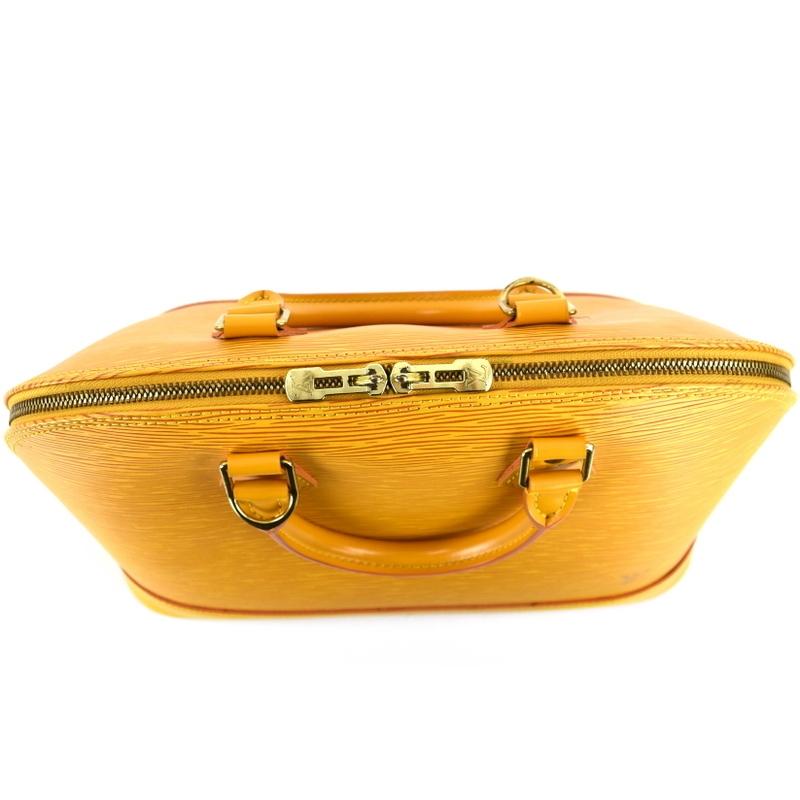 【極美品】ルイヴィトン エピ アルマ ハンドバッグ M52149 イエロー アルマ（LOUIS VUITTON） ルイヴィトン バッグ レディース エピ アルマ
