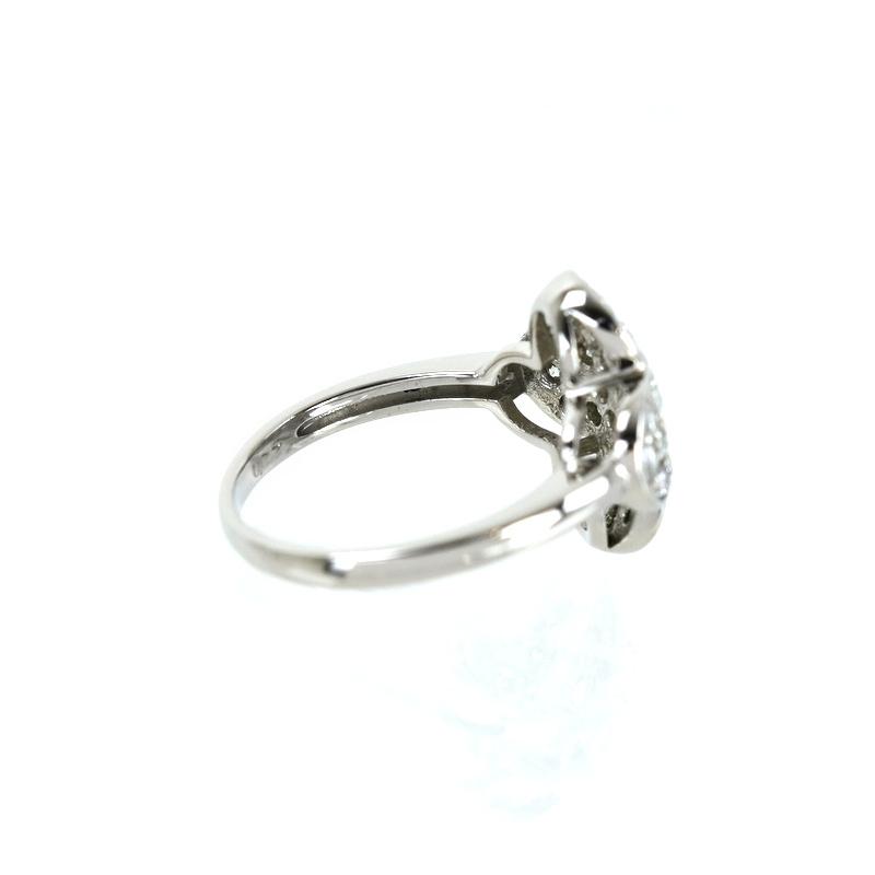 指輪 Pt950 レディース プラチナ950 10号 ピンクダイヤ 0.082ct ダイヤ