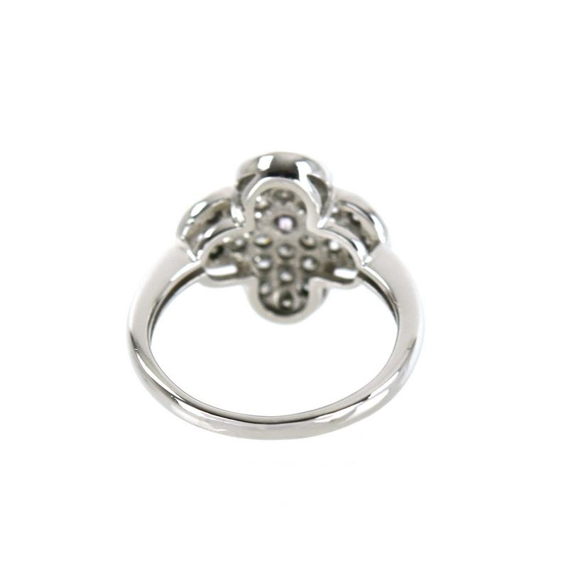 指輪 Pt950 レディース プラチナ950 10号 ピンクダイヤ 0.082ct ダイヤ