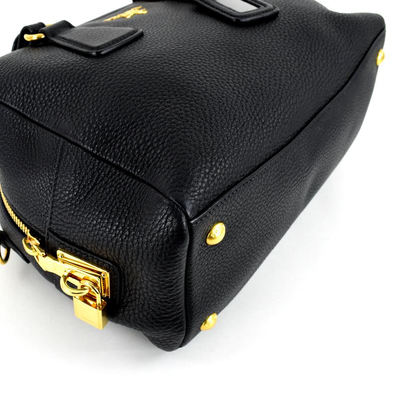 超美品 PRADA プラダ 2WAY ショルダーバッグ　ミニボストンバッグ 超美品 PRADA プラダ 2WAY ショルダーバッグ ミニボストンバッグ