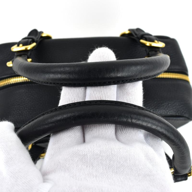 超美品 PRADA プラダ 2WAY ショルダーバッグ　ミニボストンバッグ 超美品 PRADA プラダ 2WAY ショルダーバッグ ミニボストンバッグ