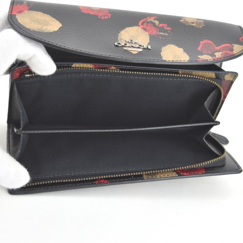コーチ  長財布  ♡  フローラル COACH（コーチ） 財布 レディース フローラルプリント 二つ折り長財布