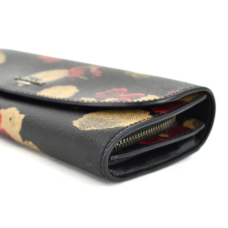 COACH（コーチ） 財布 レディース フローラルプリント 二つ折り長財布