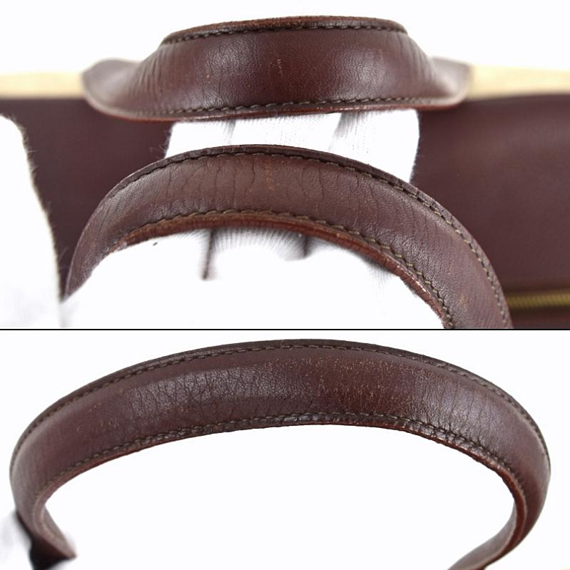 美品✨エルメス ヴィクトリア50 ボストンバッグ トワルアッシュ レザー 大容量 Victoria エルメス ボストンバッグ ヴィクトリア50 ベージュ