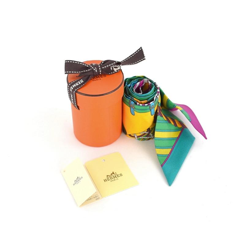 HERMES（エルメス） ツイリー リボンスカーフ シルク100％ GRANDE