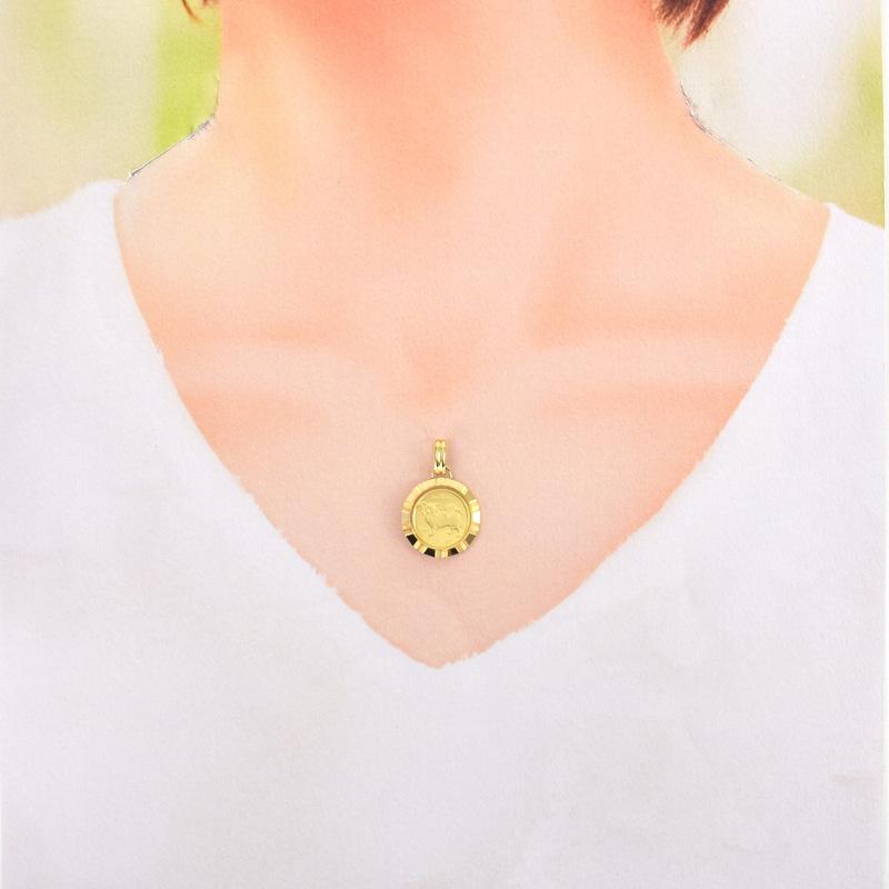 ペンダントトップ レディース メンズ ドッグコイン パピヨン