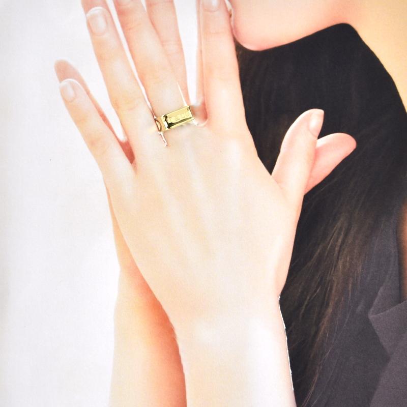 TIFFANY&Co. ティファニー 指輪 レディース 18金 1837 スクエア