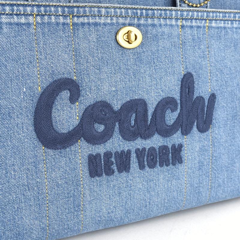 COACH（コーチ） バッグ レディース カーゴトート デニム CR657 2WAY