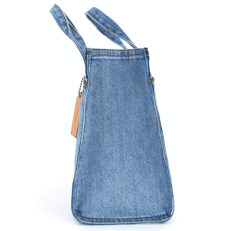 COACH（コーチ） バッグ レディース カーゴトート デニム CR657 2WAY