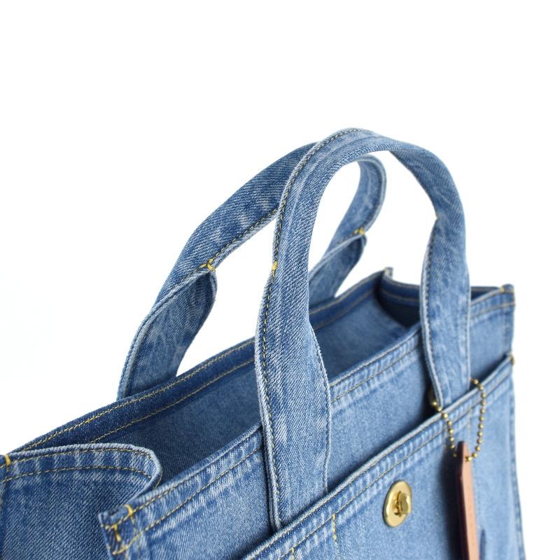COACH（コーチ） バッグ レディース カーゴトート デニム CR657 2WAY