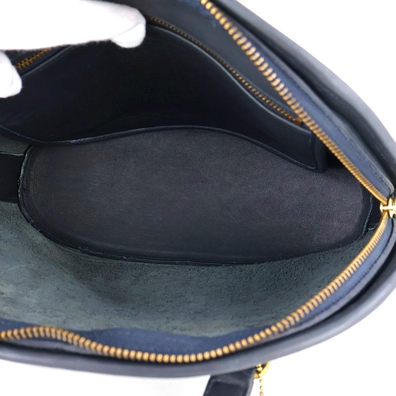 コーチ バッグ オールドコーチ ネイビー レザー ハンドバッグ 9958