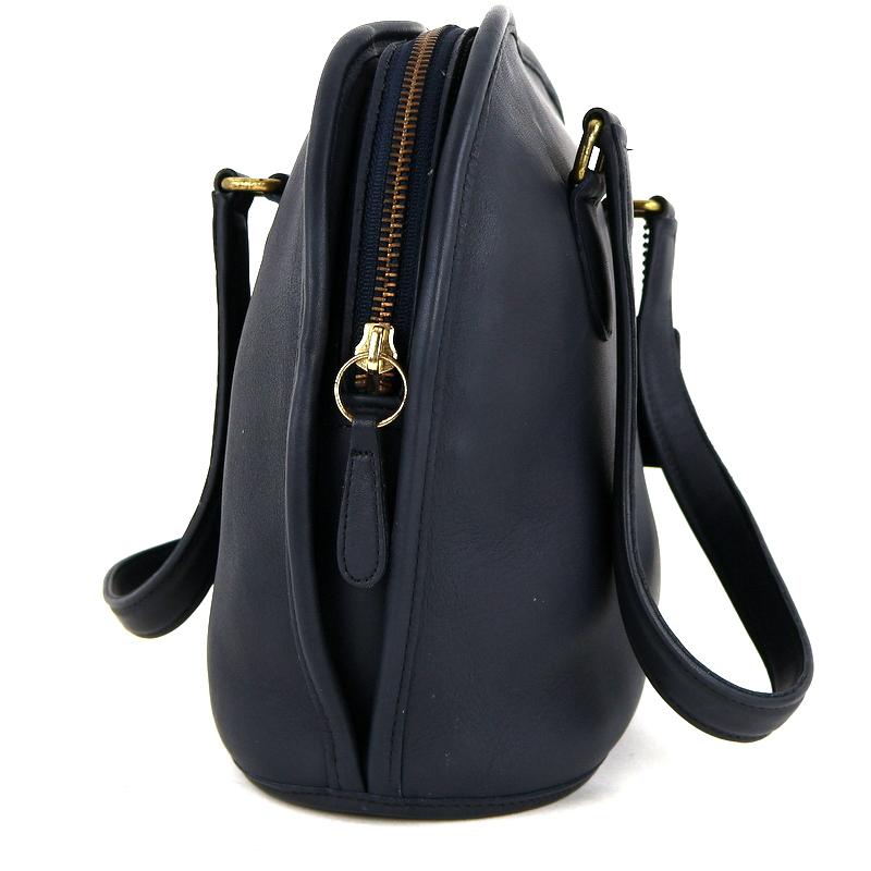 美品 old COACH 9958 USA製 ネイビー ハンドバッグ 美品 old COACH 9958 USA製 ネイビー ハンドバッグ コーチ