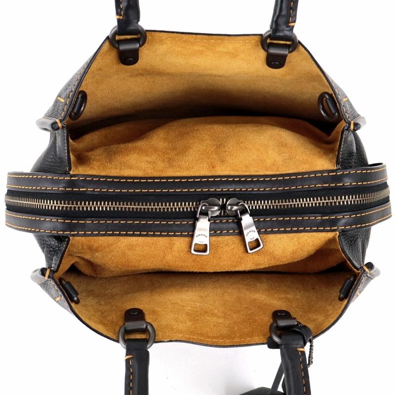 coach 2way ローグ　レザー　ショルダー　ハンド　バッグ　38124 ローグ コーチ バッグ 中古 38124 2WAY ハンドバッグ ショルダー