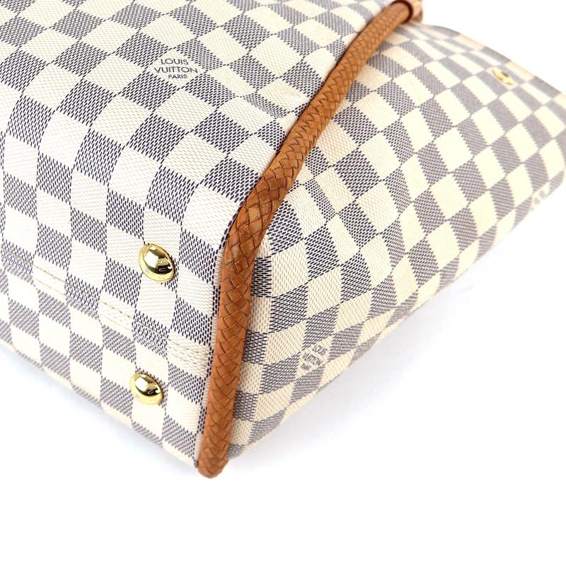 LOUIS VUITTON ルイ ヴィトン ダミエアズール プロプリアノ トートバッグ ショルダーバッグ セミショルダー フリンジ 編込み N44027 プロプリアノ ルイヴィトン LOUIS VUITTON ダミエ アズール N44027