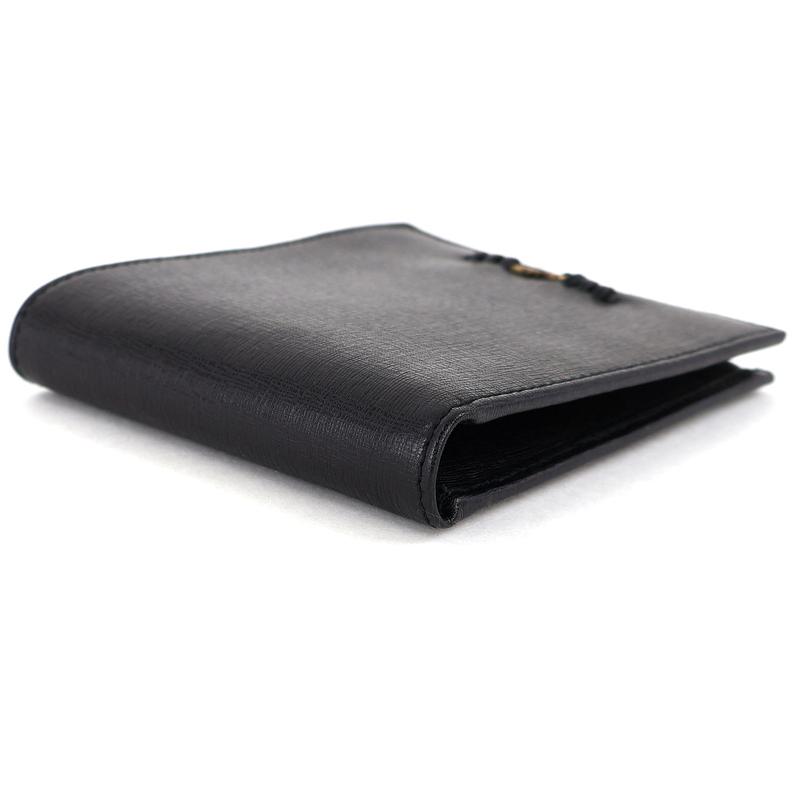 FERRAGAMO（フェラガモ） 財布 メンズ 二つ折りサイフ ブラック 無地