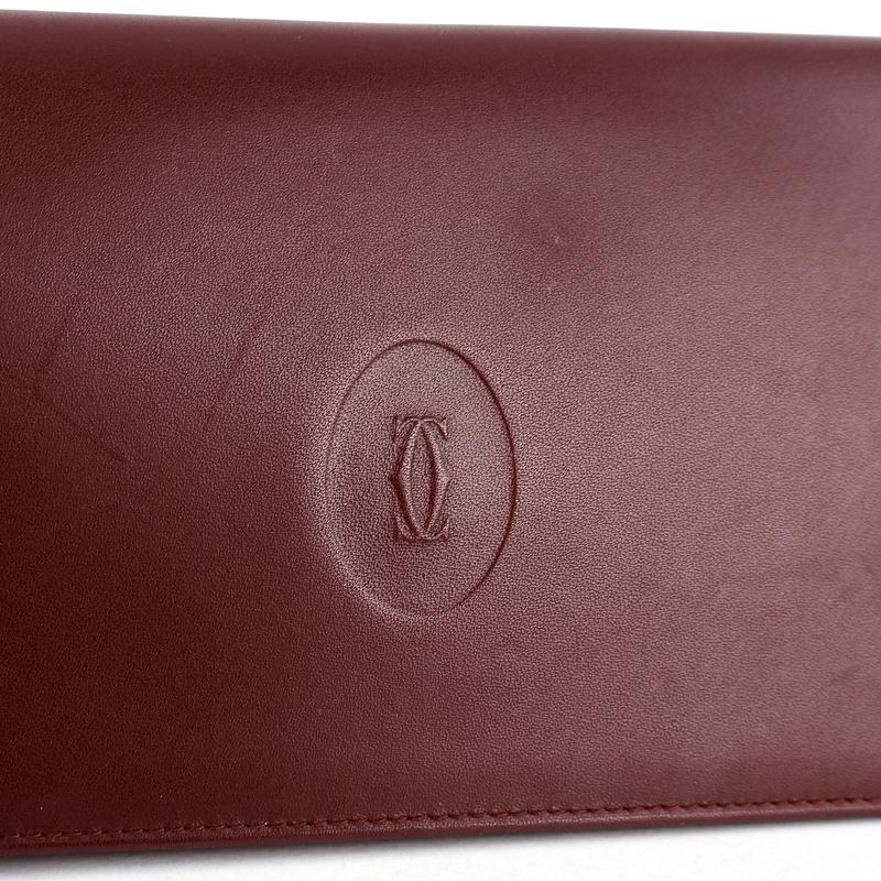 MUST DE CARTIER カルティエ 財布 マストライン 二つ折り長財布 がま口