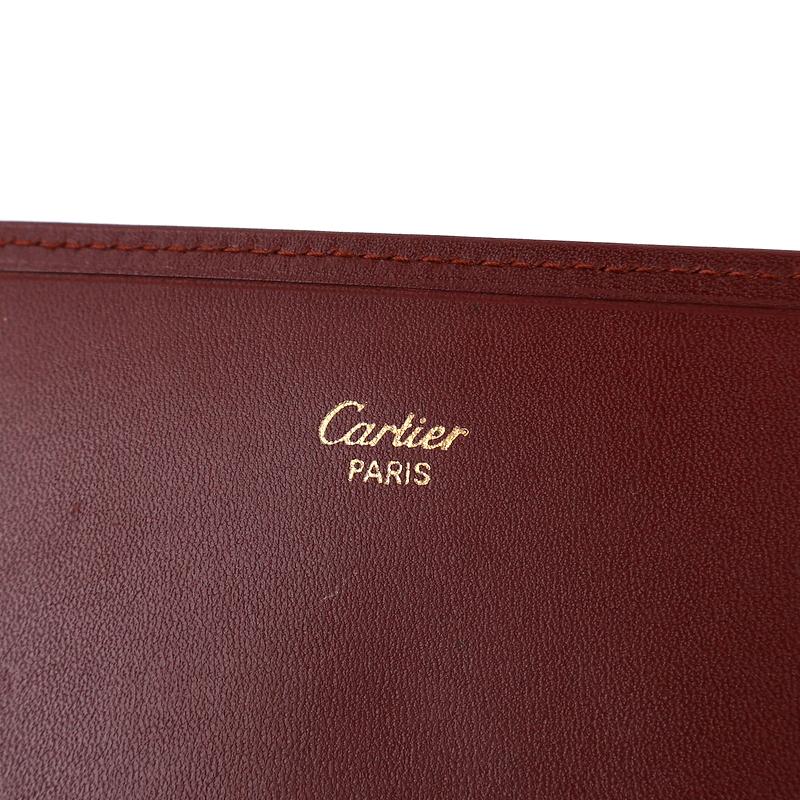MUST DE CARTIER カルティエ 財布 マストライン 二つ折り長財布 がま口