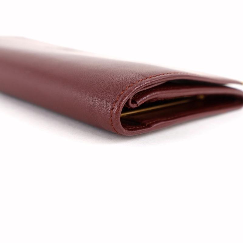 MUST DE CARTIER カルティエ 財布 マストライン 二つ折り長財布 がま口