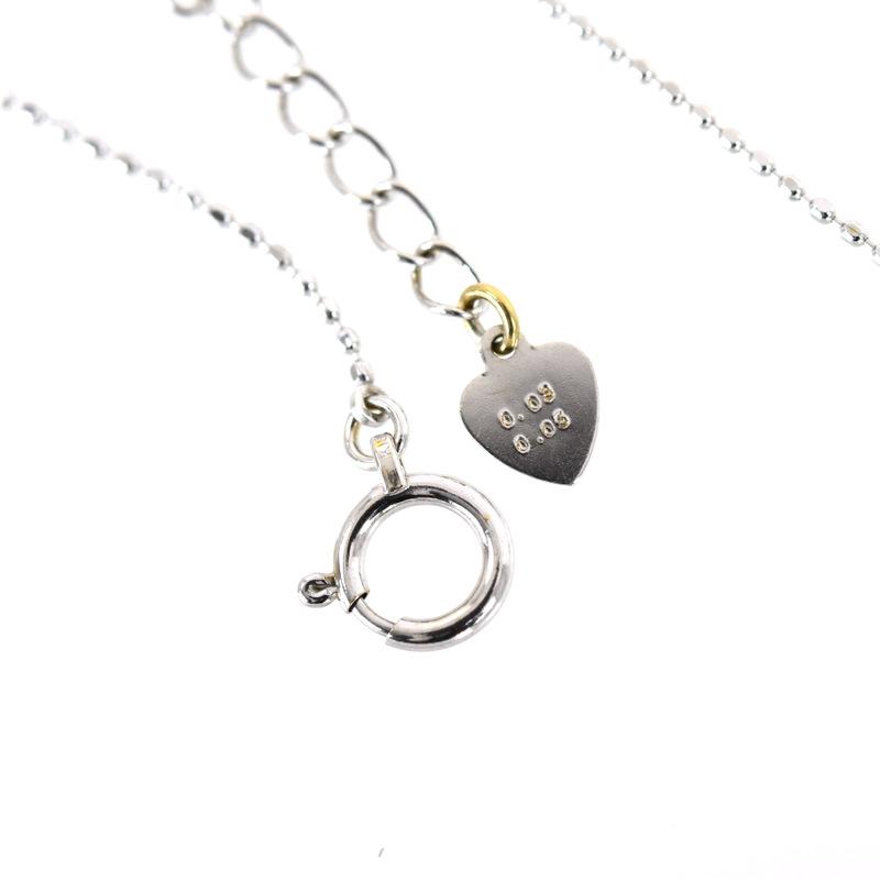 ネックレス レディース 18k 18金 ホワイトゴールド スターモチーフ 星 