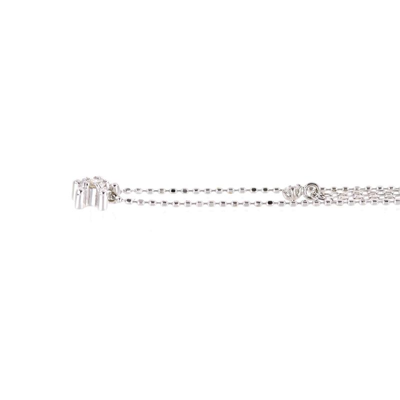 ネックレス レディース 18k 18金 ホワイトゴールド スターモチーフ 星