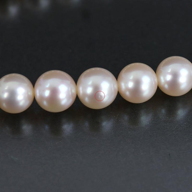 田崎真珠　ネックレス、ピアスセット 田崎真珠 TASAKI パールネックレス ピアス セット 旧刻印 本真珠