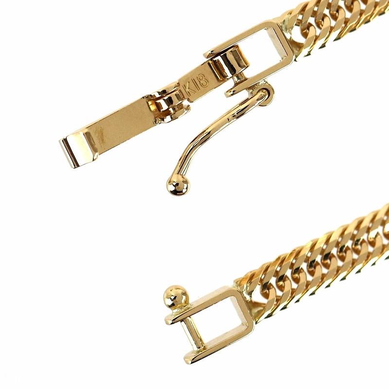 美品 18金 喜平 ネックレス12面トリプル10.2g 40cm K18キヘイ 喜平 ネックレス 18金 40cm 10.2g 12面トリプル喜平 K18YG メンズ