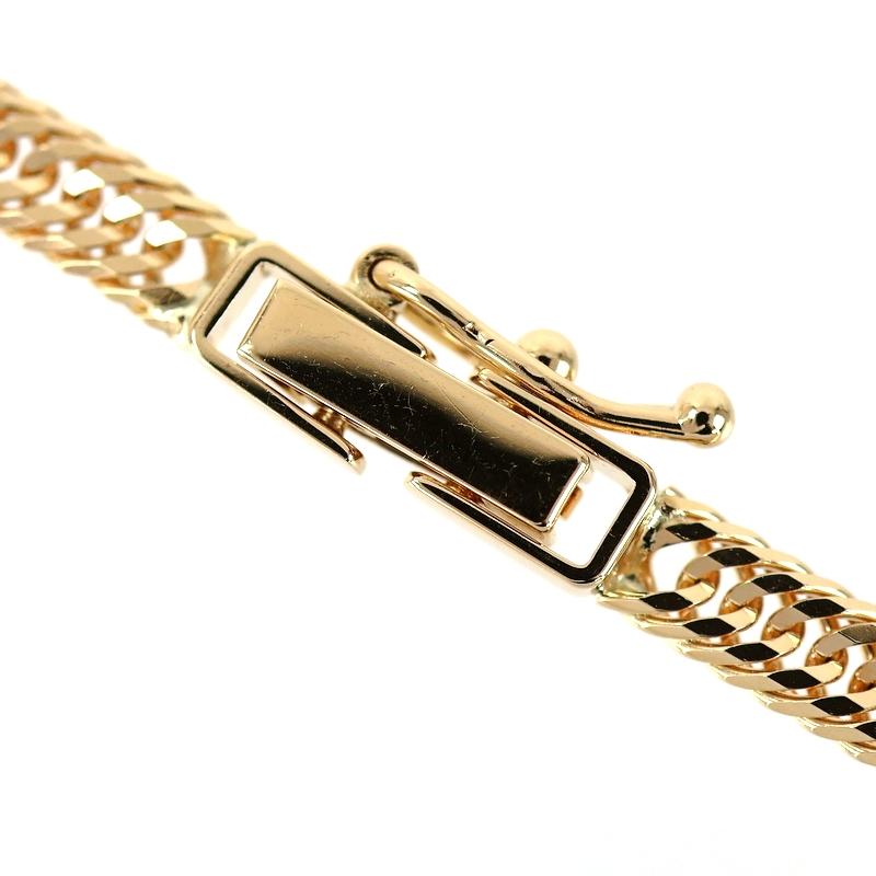 喜平 ネックレス 18金 40cm 10.2g 12面トリプル喜平 K18YG メンズ