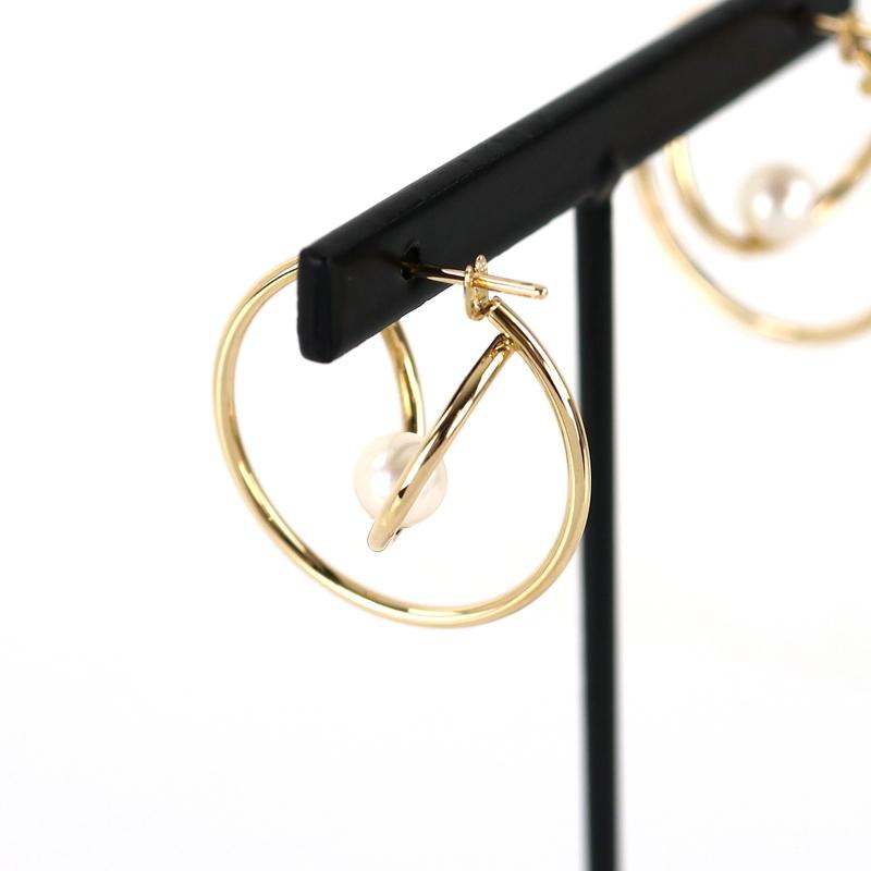 STAR JEWELRY（スタージュエリー） ピアス パール 約4.5mm 18k 18金