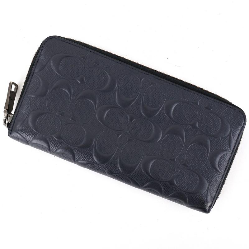 COACH（コーチ） 長財布 レディース メンズ シグネチャー ラウンド