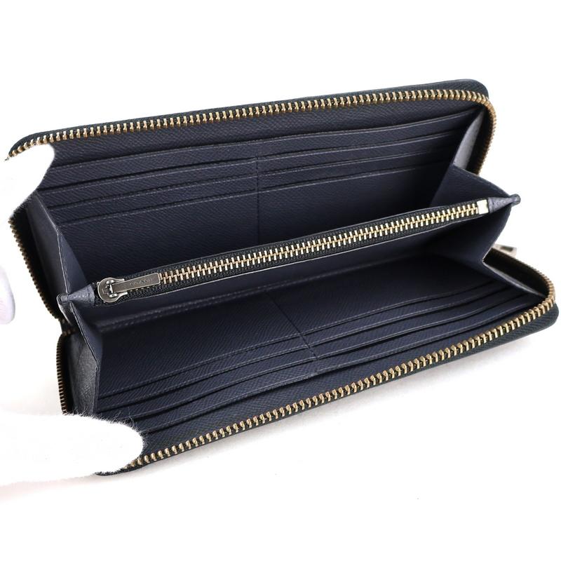 COACH コーチ 長財布 レディース メンズ シグネチャー ラウンド