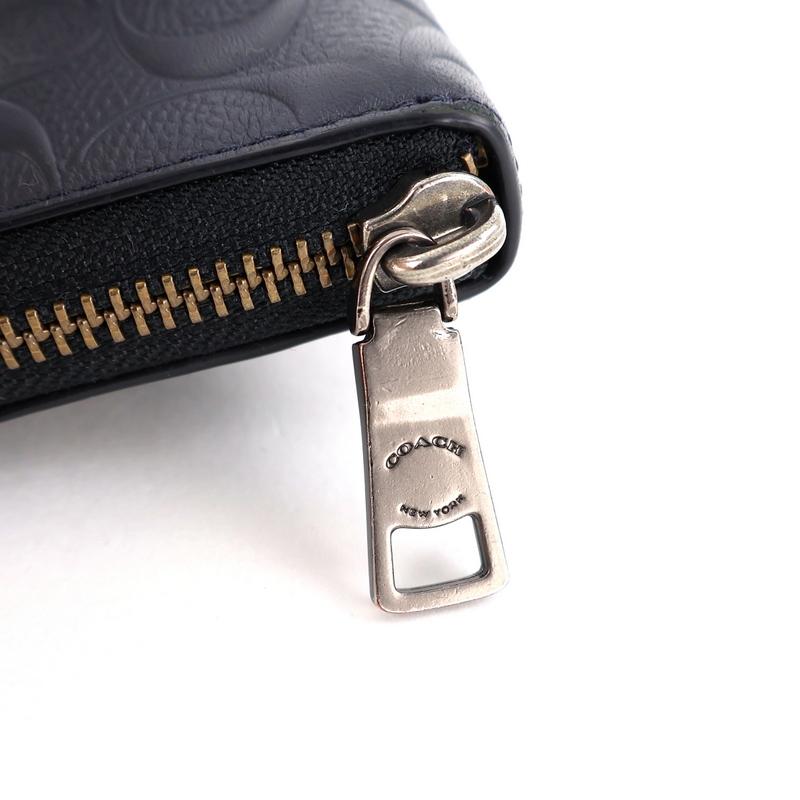 COACH コーチ 長財布 レディース メンズ シグネチャー ラウンド