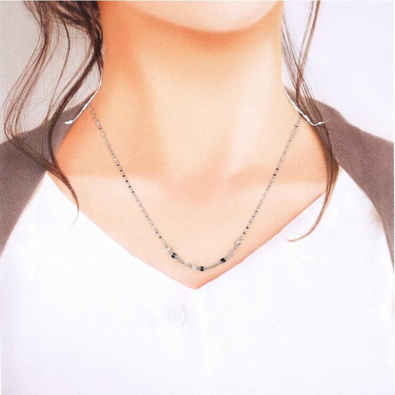 ネックレス ペタルチェーン 純プラチナ 1.4g 45cm チェーンネックレス