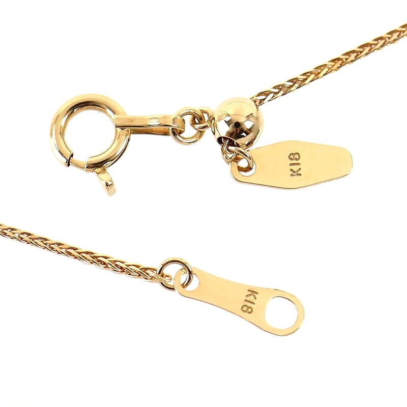 ターラントチェーン ネックレス K18YG イエローゴールド 45cm 2.0g