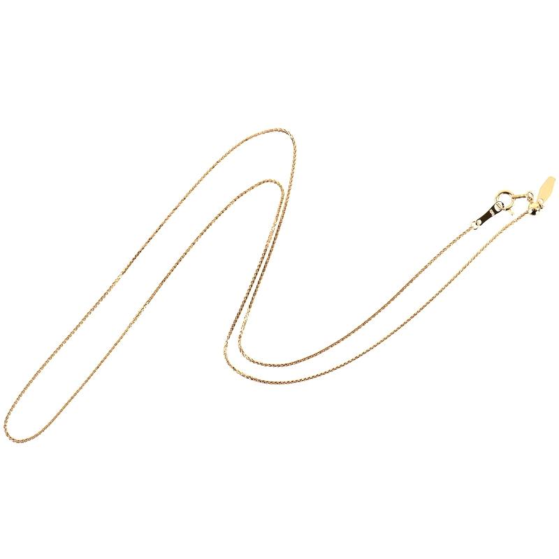 ターラントチェーン ネックレス K18YG イエローゴールド 45cm 2.0g