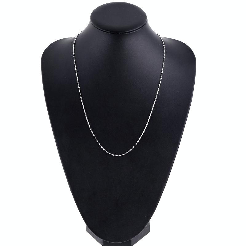ペタルチェーン ネックレス 純プラチナ 純Pt 60cm スライド式 3.2g 