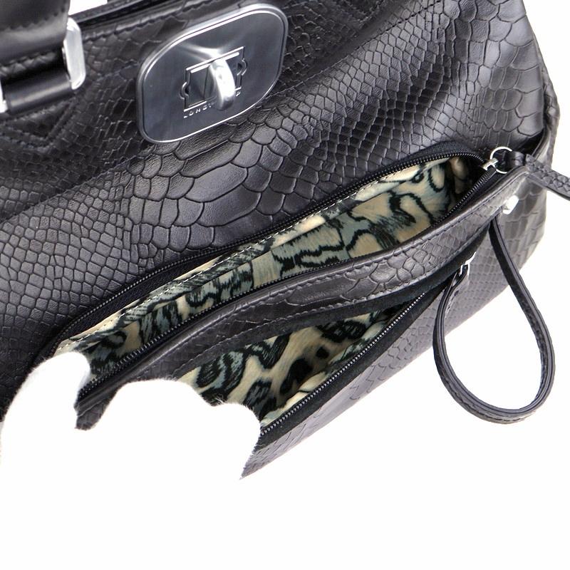 LONGCHAMP（ロンシャン） バッグ 中古 2WAYハンドバッグ パイソン型