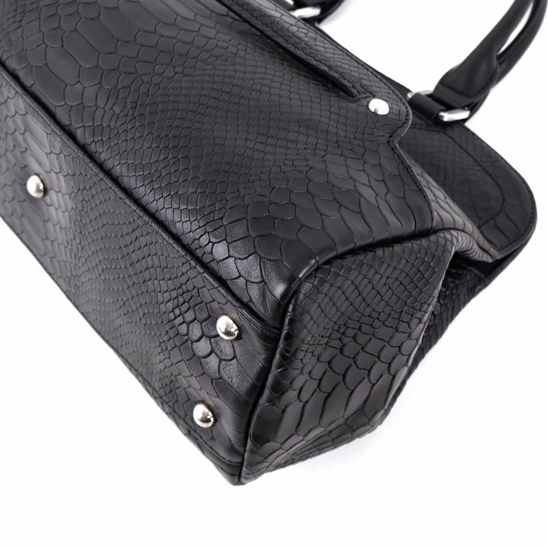 LONGCHAMP ロンシャン バッグ 中古 2WAYハンドバッグ パイソン型