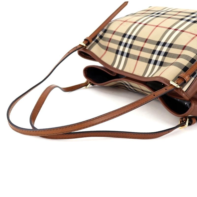 BURBERRY（バーバリー） バッグ 中古 トートバッグ ベージュ×ブラウン