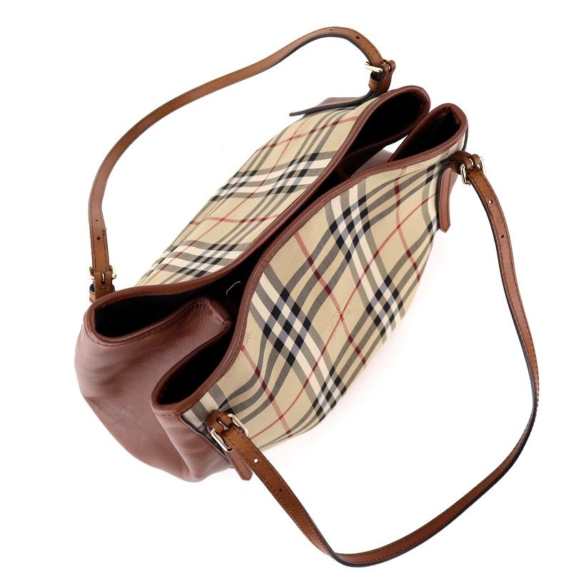 BURBERRY（バーバリー） バッグ 中古 トートバッグ ベージュ×ブラウン