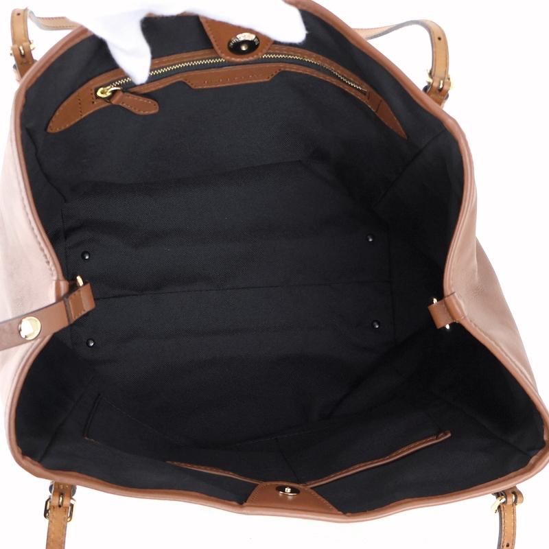 BURBERRY（バーバリー） バッグ 中古 トートバッグ ベージュ×ブラウン