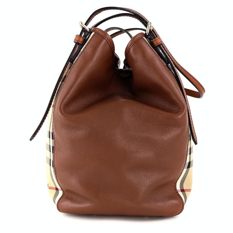 BURBERRY（バーバリー） バッグ 中古 トートバッグ ベージュ×ブラウン