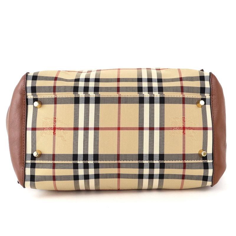 BURBERRY（バーバリー） バッグ 中古 トートバッグ ベージュ×ブラウン